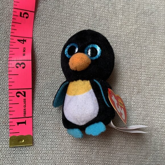 NWT - TY - Teenie Beanie BOOs - Waddle - black and white penguin - Picture 6 of 6